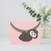 Sloth Postkarte (Stehend Vorderseite)