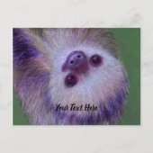 Sloth Postkarte (Vorderseite)
