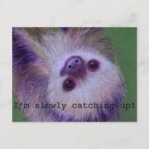 Sloth Postkarte