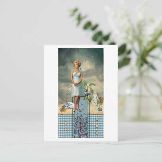 Sloth Postkarte (Stehend Vorderseite)