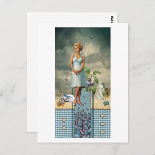 Sloth Postkarte (Vorne/Hinten)