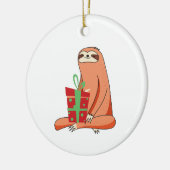 Sloth Present Ornament (Links)