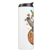 Sloth Pumpkin Halloween Thermosbecher (Nach links gedreht)