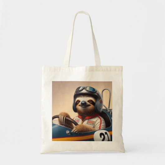 Sloth Racecar Treiber Tragetasche (Vorne)