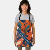 Sloth Rainbow Personalisiertes Muster Schürze (Insitu)