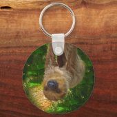 Sloth Rainforest Geschenke Schlüsselanhänger (Vorderseite)