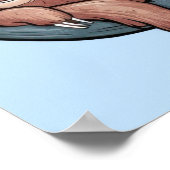 Sloth Relaxing Poster (Ecke)