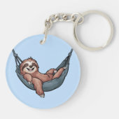 Sloth Relaxing Schlüsselanhänger (Rückseite)