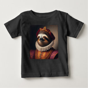 Sloth Renaissance King Baby T-shirt