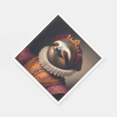 Sloth Renaissance King Serviette (Ecke)