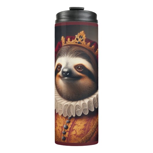 Sloth Renaissance King Thermosbecher (Vorderseite)