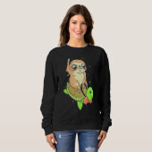 Sloth Riding A Turtle Slotle Sloth Classic Sweatshirt (Vorne ganz)