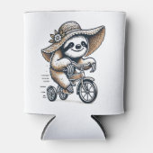 Sloth Riding Bike Dosenkühler (Vorderseite)