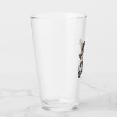 Sloth Riding Bike Glas (Rechts)