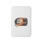 Sloth Riding Llama Badematte (Vorderseite Vertikal)