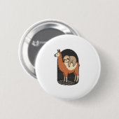Sloth Riding Llama Button (Vorne & Hinten)