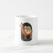 Sloth Riding Llama Kaffeetasse (Mittel)