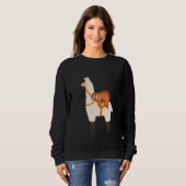 Sloth Riding Llama Sweatshirt (Vorne ganz)