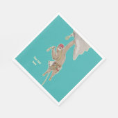 Sloth Rock Climber Tragegerät Serviette (Ecke)