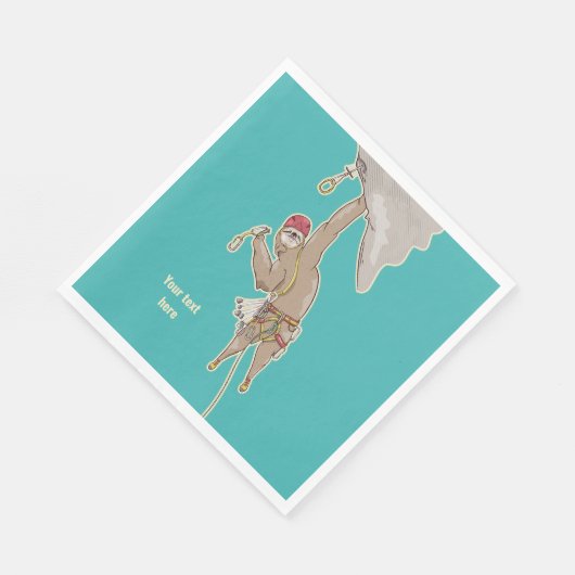 Sloth Rock Climber Tragegerät Serviette (Ecke)