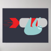 Sloth Rocket Poster (Vorne)