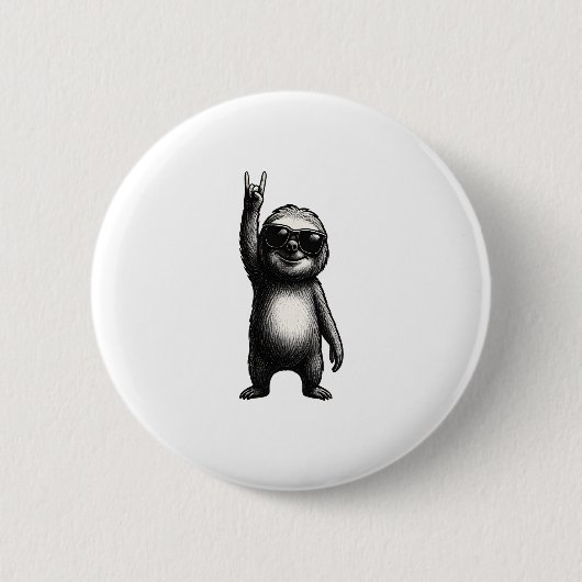 Sloth Rocking Dance Button (Vorderseite)