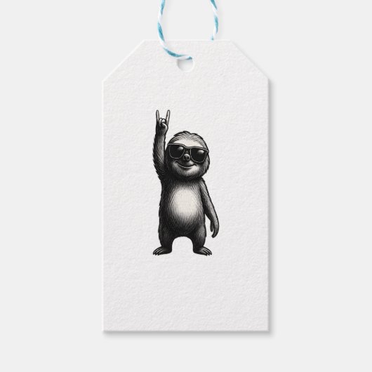 Sloth Rocking Dance Geschenkanhänger (Vorderseite)