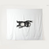 Sloth Rocking Dance Wandteppich (Vorderseite (Horizontal))