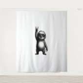 Sloth Rocking Dance Wandteppich (Vorderseite)