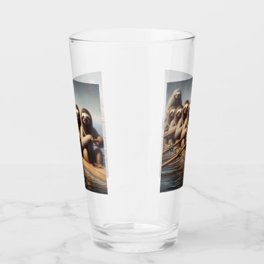 Sloth Rowing Team Glas (Rechts)