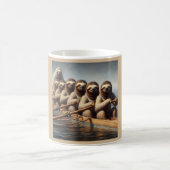 Sloth Rowing Team Kaffeetasse (Mittel)