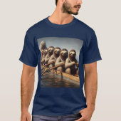 Sloth Rowing Team T-Shirt (Vorderseite)