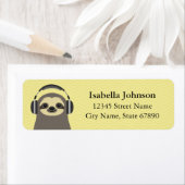 Sloth Rücksendeadressen-Aufklebers (Insitu)