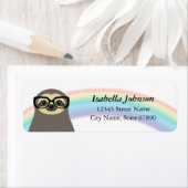 Sloth Rücksendeadressen-Aufklebers (Insitu)