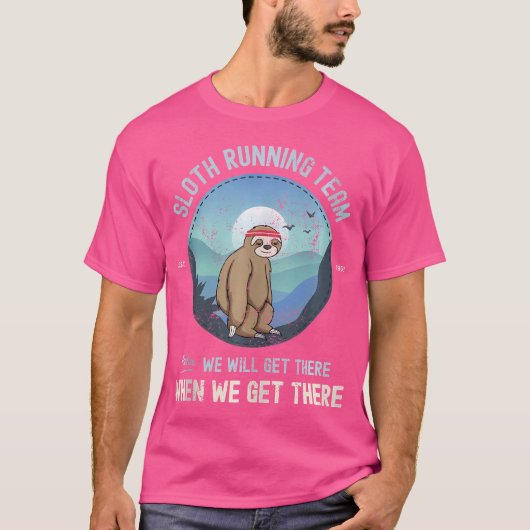 Sloth Running Sloth Running Team T-Shirt (Vorderseite)