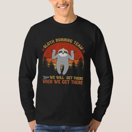 Sloth Running Sloth Running Team T-Shirt (Vorderseite)