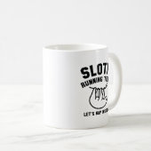 Sloth Running Team Kaffeetasse (VorderseiteRechts)