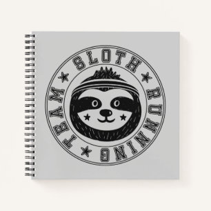 Sloth Running Team Notizblock