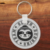 Sloth Running Team Schlüsselanhänger (Vorderseite)