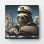 Sloth Sailor Fotoplatte (Vorderseite)