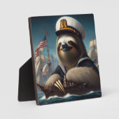 Sloth Sailor Fotoplatte (Vorderseite)