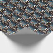 Sloth Sailor Geschenkpapier (Ecke)
