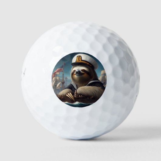 Sloth Sailor Golfball (Vorderseite)