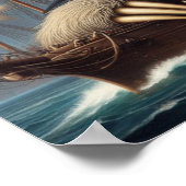 Sloth Sailor Poster (Ecke)