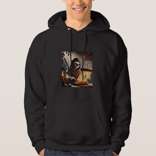 Sloth Samurai Assassin Hoodie (Vorderseite)