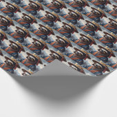 Sloth Samurai Geschenkpapier (Ecke)