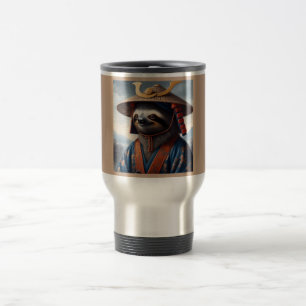 Sloth Samurai Reisebecher