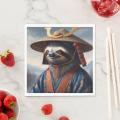 Sloth Samurai Serviette (Beispiel)