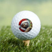 Sloth Santa Claus Golfball (Insitu T-Shirt)