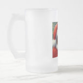 Sloth Santa Claus Mattglas Bierglas (Links)
